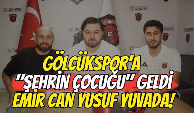 Gölcükspor’a "Şehrin Çocuğu" Geldi: Emir Can Yusuf Yuvada