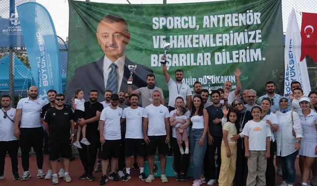 Gebze ve Darıca'da tenis şöleni! İşte şampiyonlar