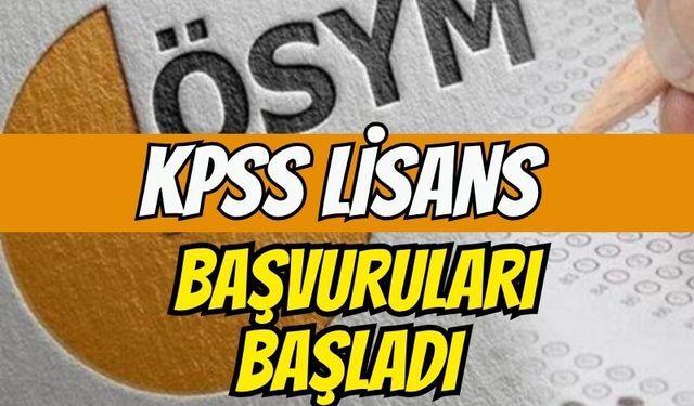 2026 KPSS Lisans başvuruları bugün başladı: İşte ÖSYM başvuru takvimi