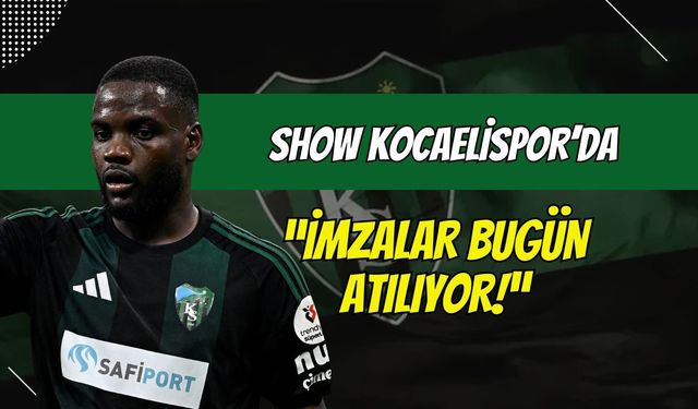 Show İzmit’te! Kocaelispor’da Transferde İmzalar Atılıyor