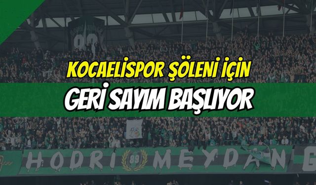 Kocaelispor’un Sezon Açılışı İçin Geri Sayım: Büyük Şölen Geliyor!