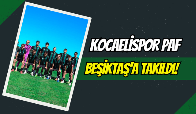 Kocaelispor PAF Beşiktaş'a Takıldı