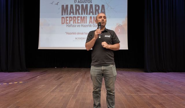 Marmara Depremi’nin Yıl Dönümünde Başiskele’de Afet Farkındalığı