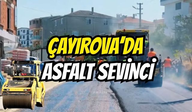 Çayırova Özgürlük Mahallesi'nde Asfalt Sevinci
