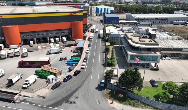 Çayırova hal bölgesine ulaşımda önemli dokunuş: Yol ağı güçlendirildi