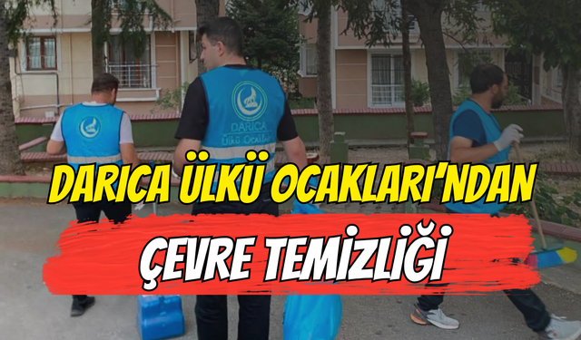 Darıca Ülkü Ocakları'ndan Anlamlı Sosyal Sorumluluk Çalışması