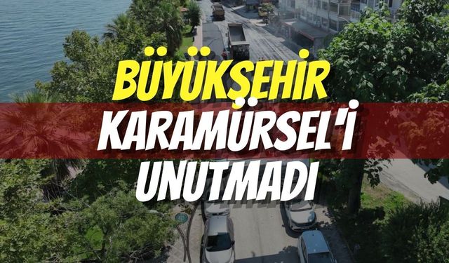 Büyükşehir Karamürsel'i Unutmadı