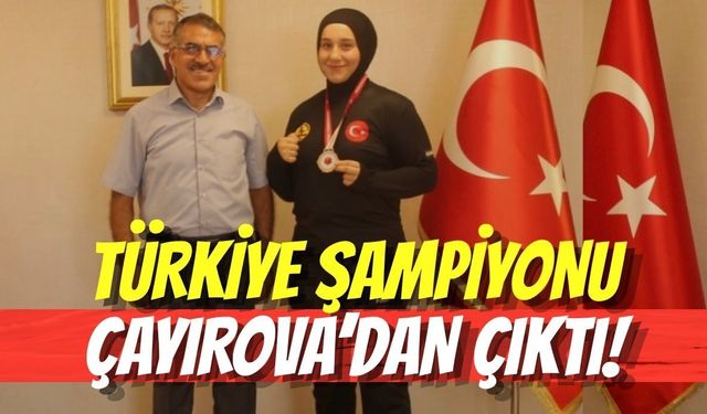 TÜRKİYE ŞAMPİYONU ÇAYIROVA’DAN ÇIKTI