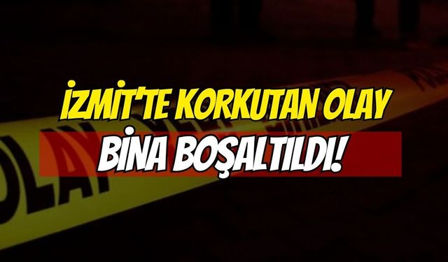 İzmit’te Korkutan Olay: Kolonlarından Ses Gelen 4 Katlı Bina Boşaltıldı