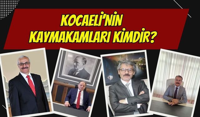 Kocaeli'nin Kaymakamları