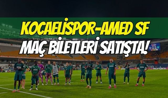 Kocaelispor- Amed Maçı Biletleri Satışa Çıktı Mı?