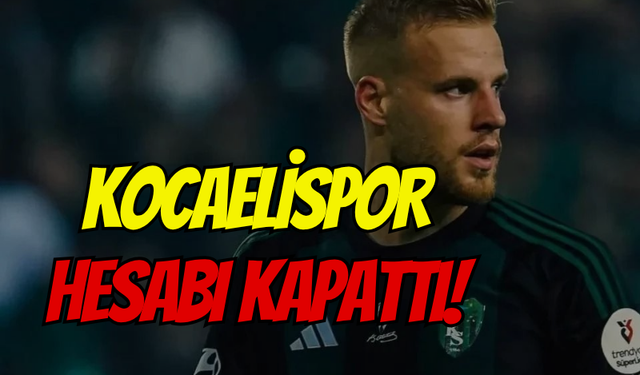 Kocaelispor Smolcic Hesabını Kapattı: 160 Bin Euro Yattı, Yasak Riski Sona Erdi!