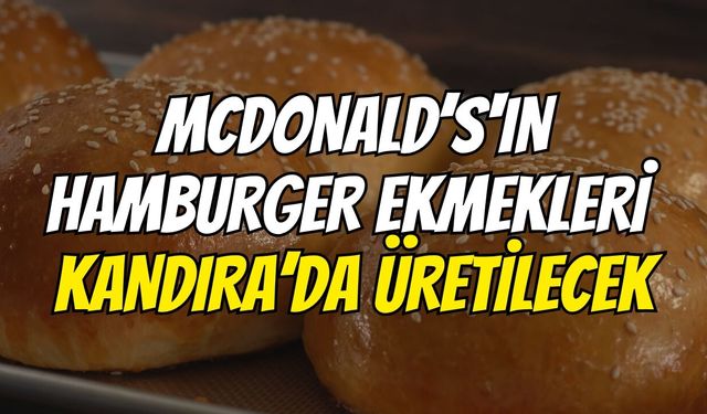 McDonald’s'ın Hamburger Ekmekleri Kandıra’da Üretilecek