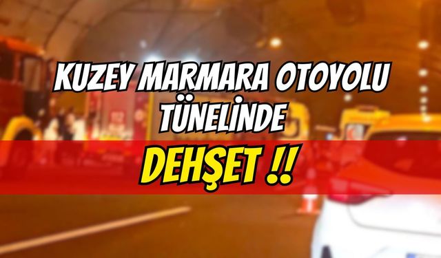 Kuzey Marmara Otoyolu Tünelinde Dehşet: Otomobil Duvara Çarptı, 3 Ölü 1 Ağır Yaralı!