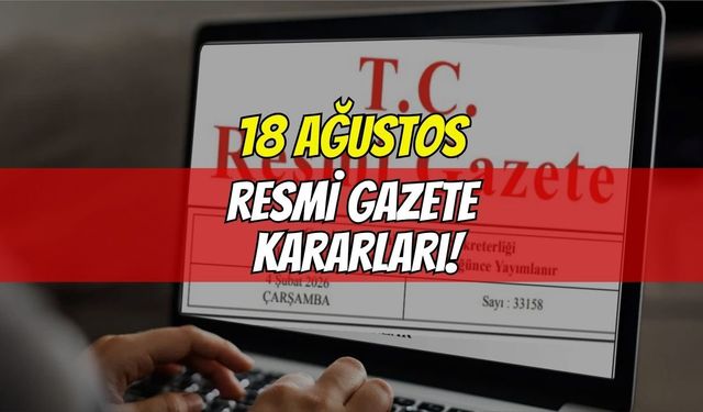 Resmi Gazete'de Bugün! Çerçeve Yasa Kabul Edildi!