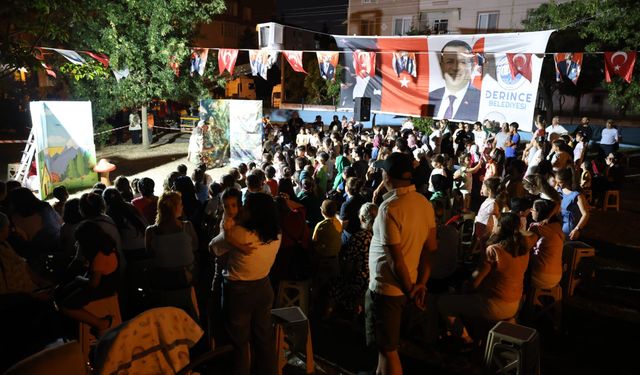 Derince’de Çocuklar Yaz Tatilinin Tadını Mahalle Şenliğiyle Çıkarıyor