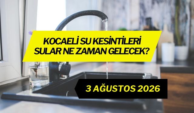Kocaeli'de Dört Mahallede Su Kesintisi