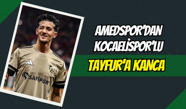Amedspor’dan Kocaelisporlu Tayfur Bingöl’e Kanca!
