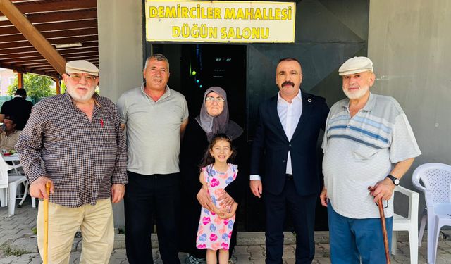 MHP Dilovası'ndan Demirciler Mahallesi'ne Gönül Ziyareti