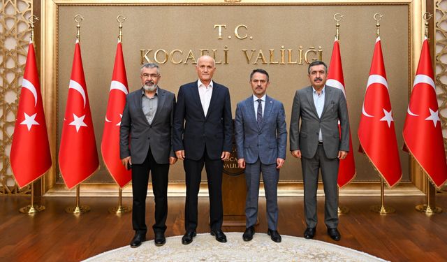 Eski Emniyet Genel Müdürü Lekesiz ve Merkez Valilerinden Vali Aktaş’a Ziyaret