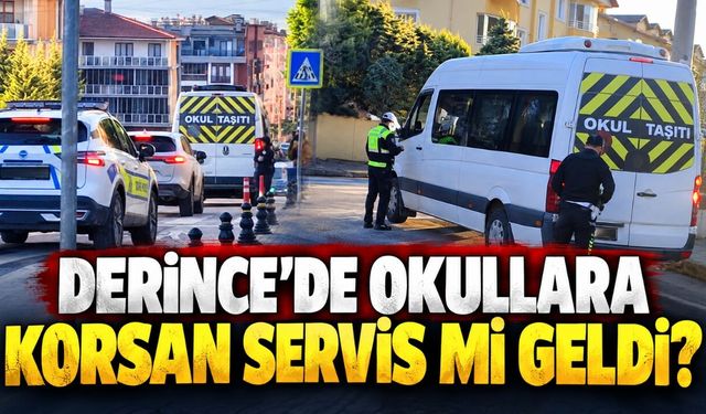 Derince’de okullara korsan servis mi geldi?