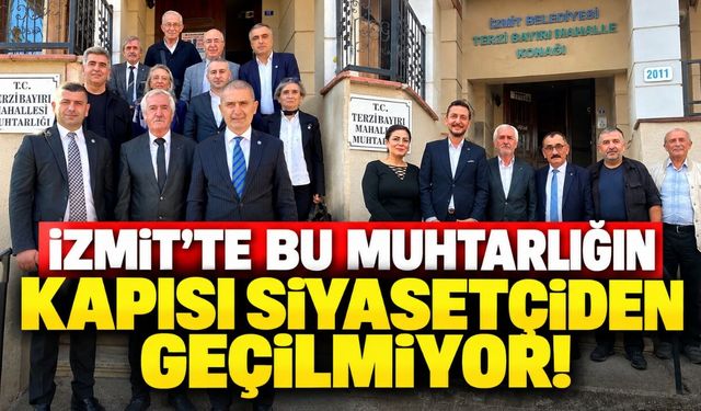 İzmit’te o muhtarlığa siyasetçi akını: Önce MHP, ardından İYİ Parti