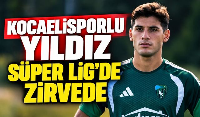 Kocaelisporlu Uğur Kaan Yıldız Süper Lig’de zirvede