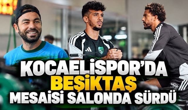 Kocaelispor’da beşiktaş mesaisi salonda sürdü
