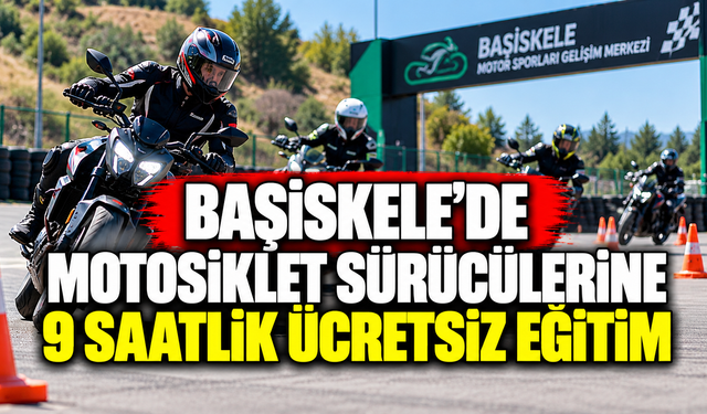 Başiskele’de motosiklet sürücülerine 9 saatlik ücretsiz eğitim