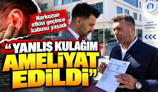 Gebze’de narkozdan uyandı, hayatının şokunu yaşadı