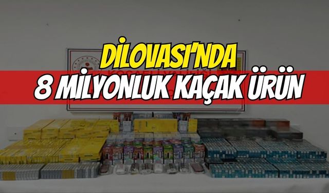 Dilovası'nda 8 Milyonluk Kaçak Ürün