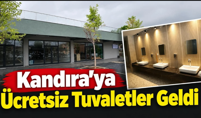 Kandıra’ya Ücretsiz Tuvaletler Geldi