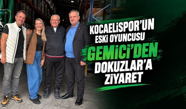 Kocaelispor’un Eski Oyuncusu Bülent Gemici’den Dokuzlar’a Ziyaret