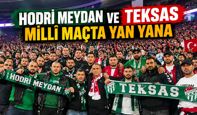 Hodri Meydan ve Teksas milli maçta yan yana