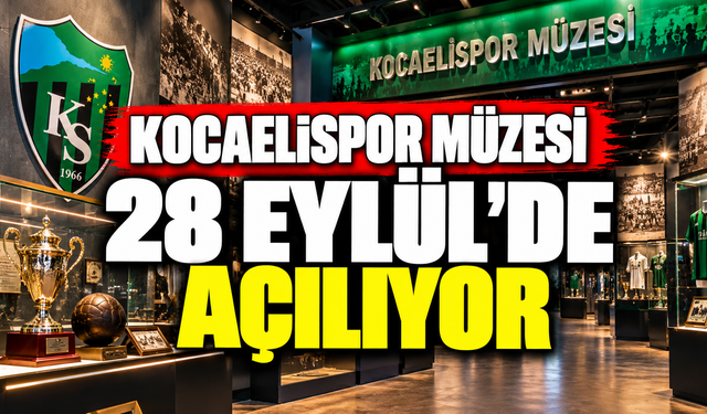 Kocaelispor’un tarihini yaşatacak müze kapılarını açıyor