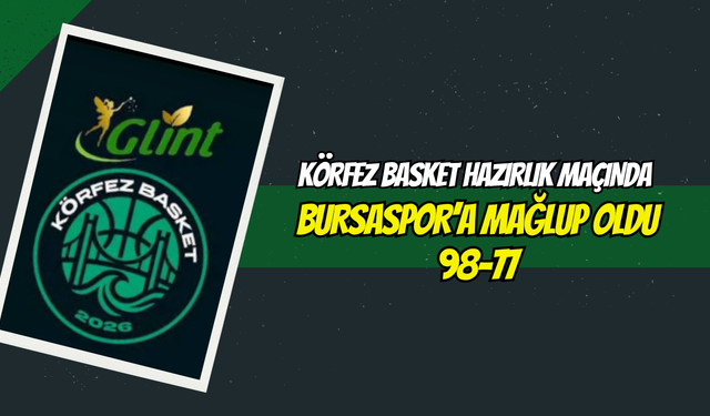 Körfez Basket Hazırlık Maçında Bursaspor’a Mağlup Oldu: 98-77