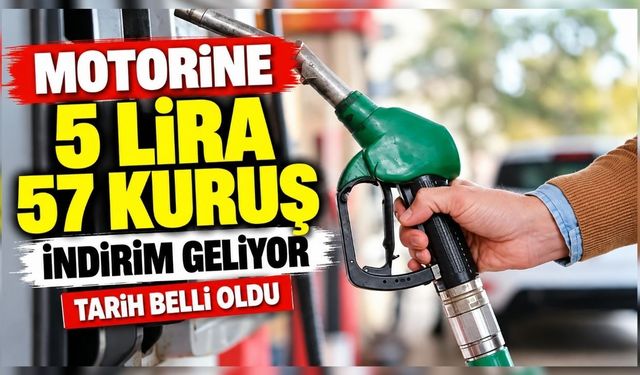 Motorine 5 lira 57 kuruş indirim geliyor: Tarih belli oldu