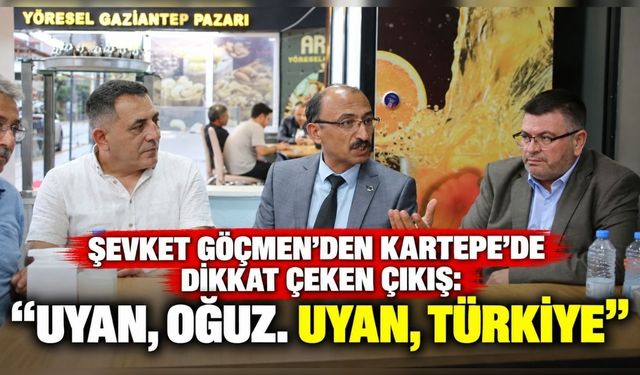 Şevket Göçmen’den Kartepe’de dikkat çeken çıkış: “Uyan, Oğuz. Uyan, Türkiye”
