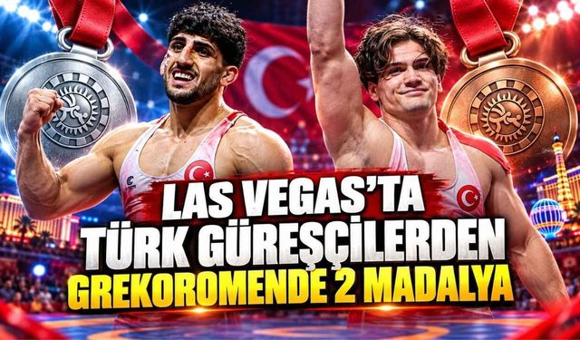 Las Vegas’ta Türk Güreşçilerden Grekoromende 2 Madalya