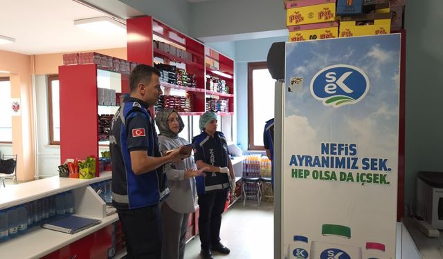 Gebze’de Zabıta Ekiplerinden Okul Kantinlerine Sıkı Denetim