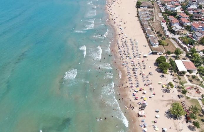 Kandıra'da Deniz Yeniden Isındı