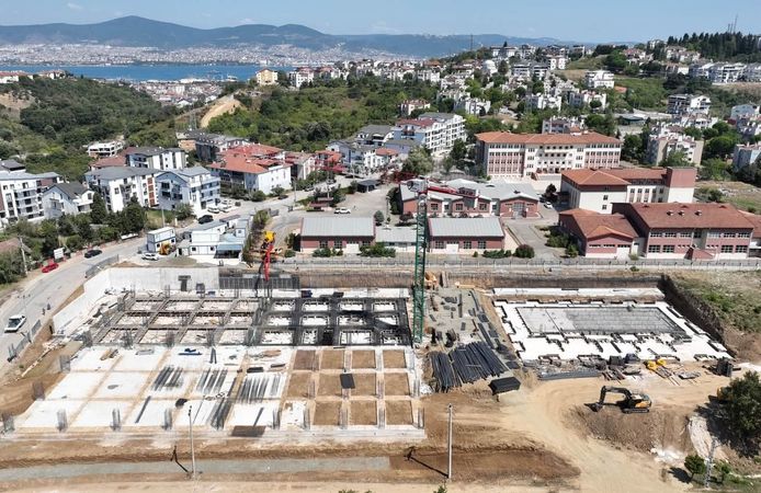 Gölcük'te Dev Spor Kompleksi Yükseliyor