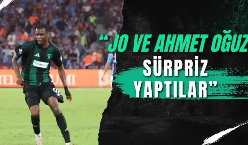 "Jo ve Ahmet Oğuz Sürpriz yaptılar"
