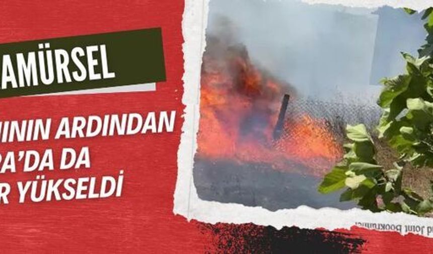Karamürsel’den sonra Kandıra’da da yangın alarmı verildi