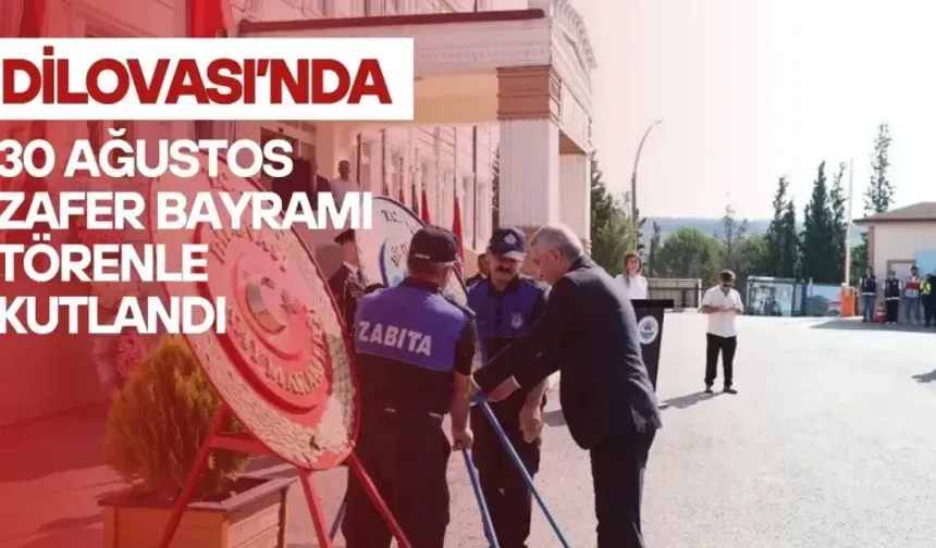 Dilovası’nda Zafer Bayramı geniş katılımla kutlandı