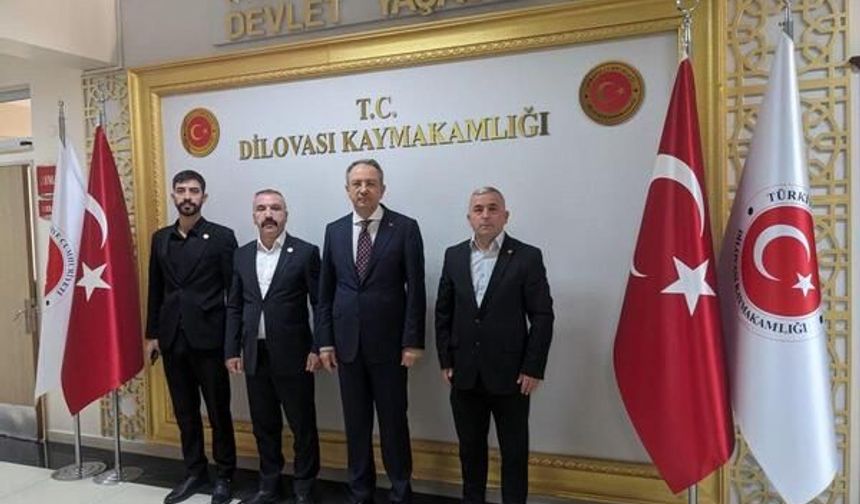 MHP Dilovası'ndan Kaymakama ziyaret