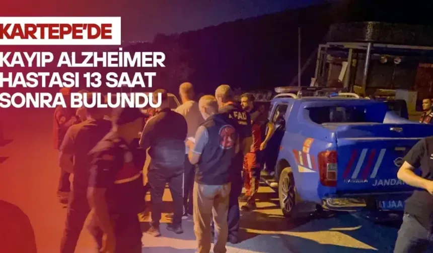 Kartepe’de Kayıp Alzheimer Hastası 13 Saat Sonra Bulundu