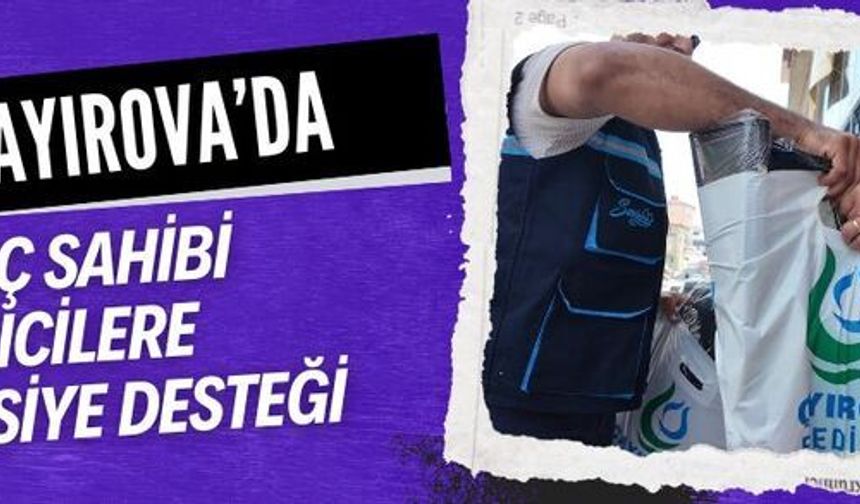 Çayırova’da ihtiyaç sahibi öğrencilere kırtasiye desteği