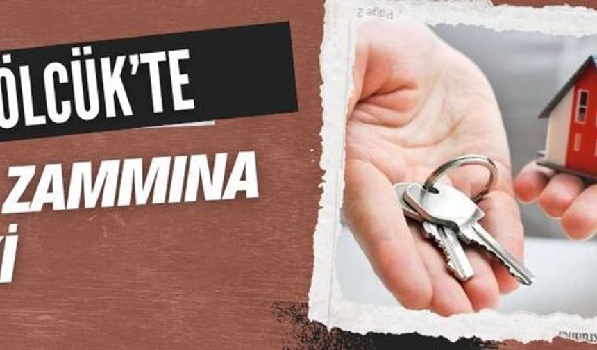 Gölcük'te kira zammına büyük tepki