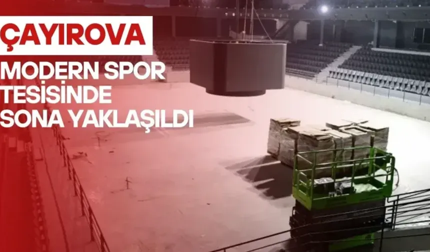 Çayırova’da uluslararası standartlara uygun tesiste sona yaklaşılıyor
